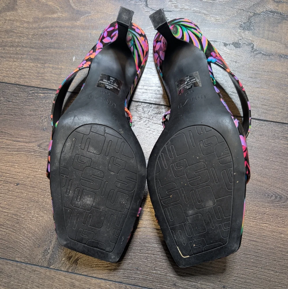 Unisa Women's‎ Multicolor Heel Sandals Size 9.5